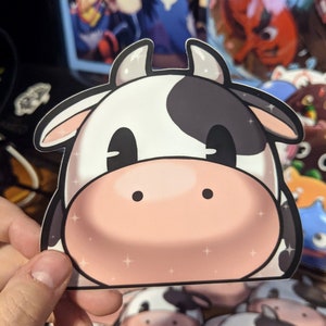 Cute Cow story of seasons harvest moon Anime Vinyl Sticker Decal laptop waterproof