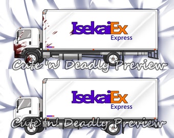 Truck-kun Isekai Express Anime Funny body pillow Dakimakura