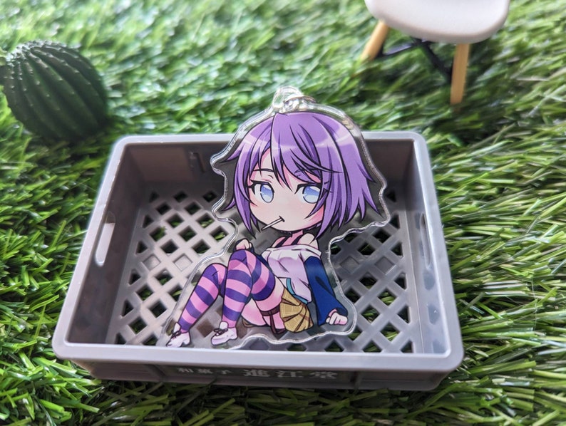 Rosario Vampire Anime cute keychains Moka Kurumu Mizore image 2