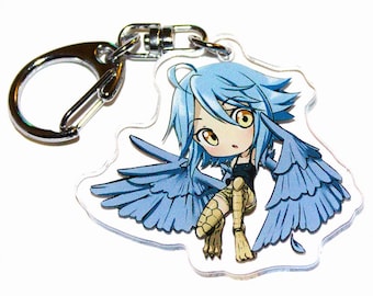 Papi Keychain - Double Sided Birdbrain Charm