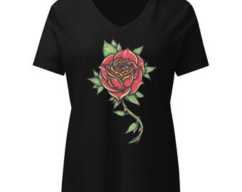 Women’s relaxed v-neck t-shirt