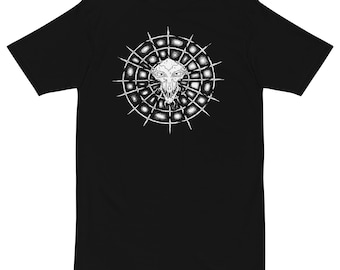 Alien Skull premium heavyweight tee