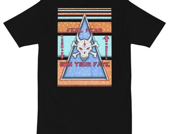 Feel Fear, Own Your Fate premium heavyweight tee
