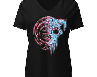 Shifting Demons Women’s relaxed v-neck t-shirt