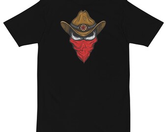 Cowboy Skull premium heavyweight tee