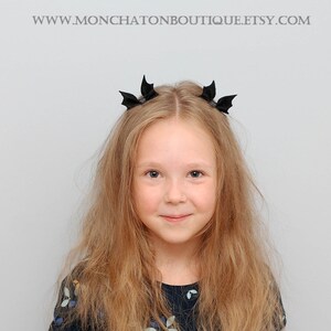 Barrettes à cheveux chauve-souris, lot de 2 boucles à cheveux chauve-souris, pinces à cheveux ailes de chauve-souris