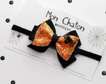 Halloween Hair Accessories, Halloween Baby Headband, Spider Headband