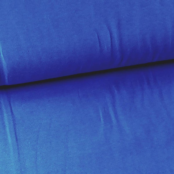 Baumwolljersey königsblau royalblau