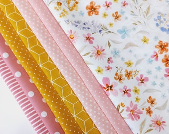 Patchworkpaket Quiltpaket Baumwollstoffe FLORA