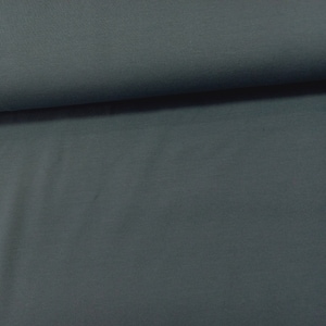 Baumwolljersey teal petrolblau