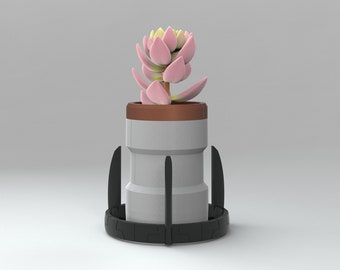 Style 7 - Satellite Series - 3D printed Planter
