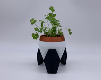 Style 1 - Satellite Series - 3D printed Planter