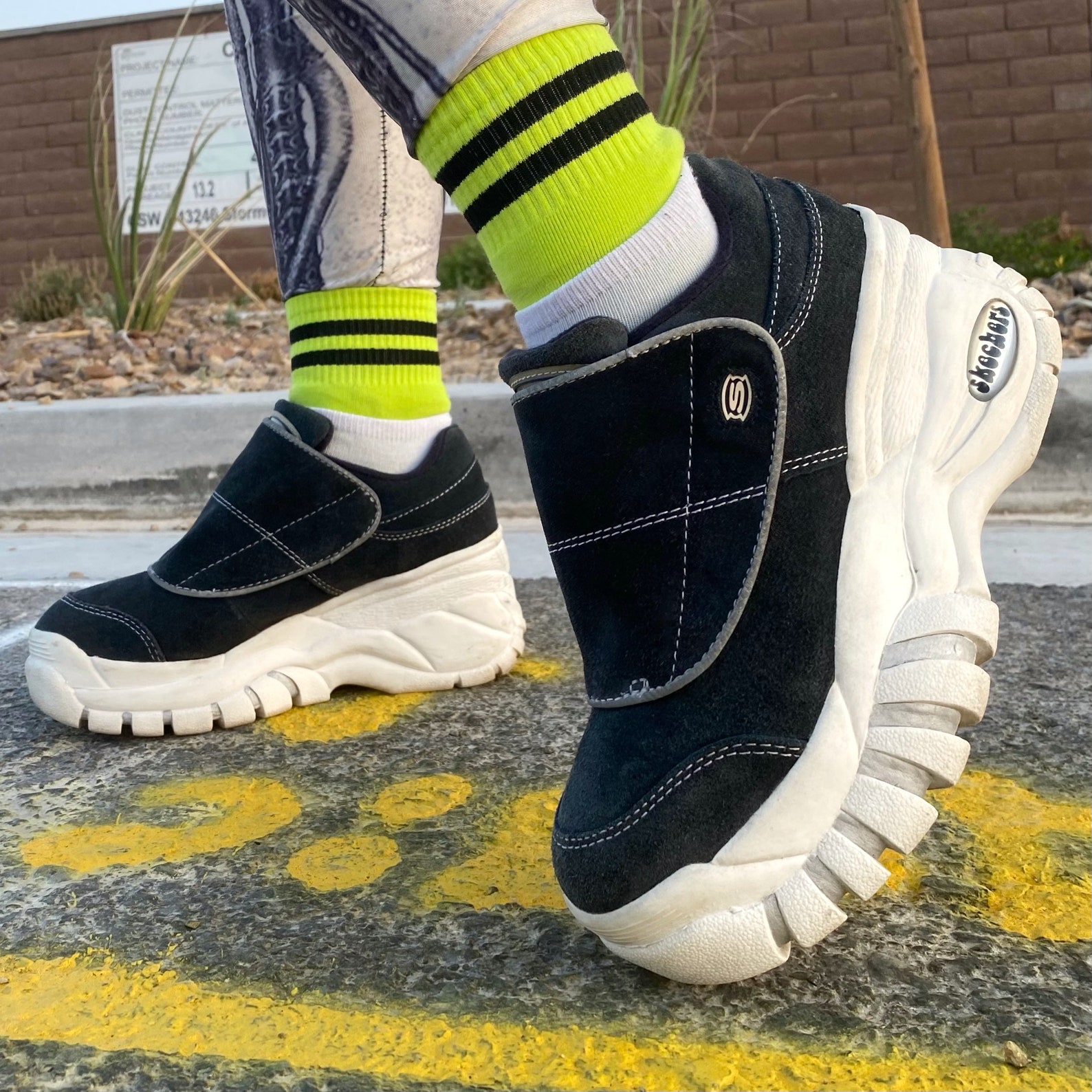 vintage 90s platform skechers