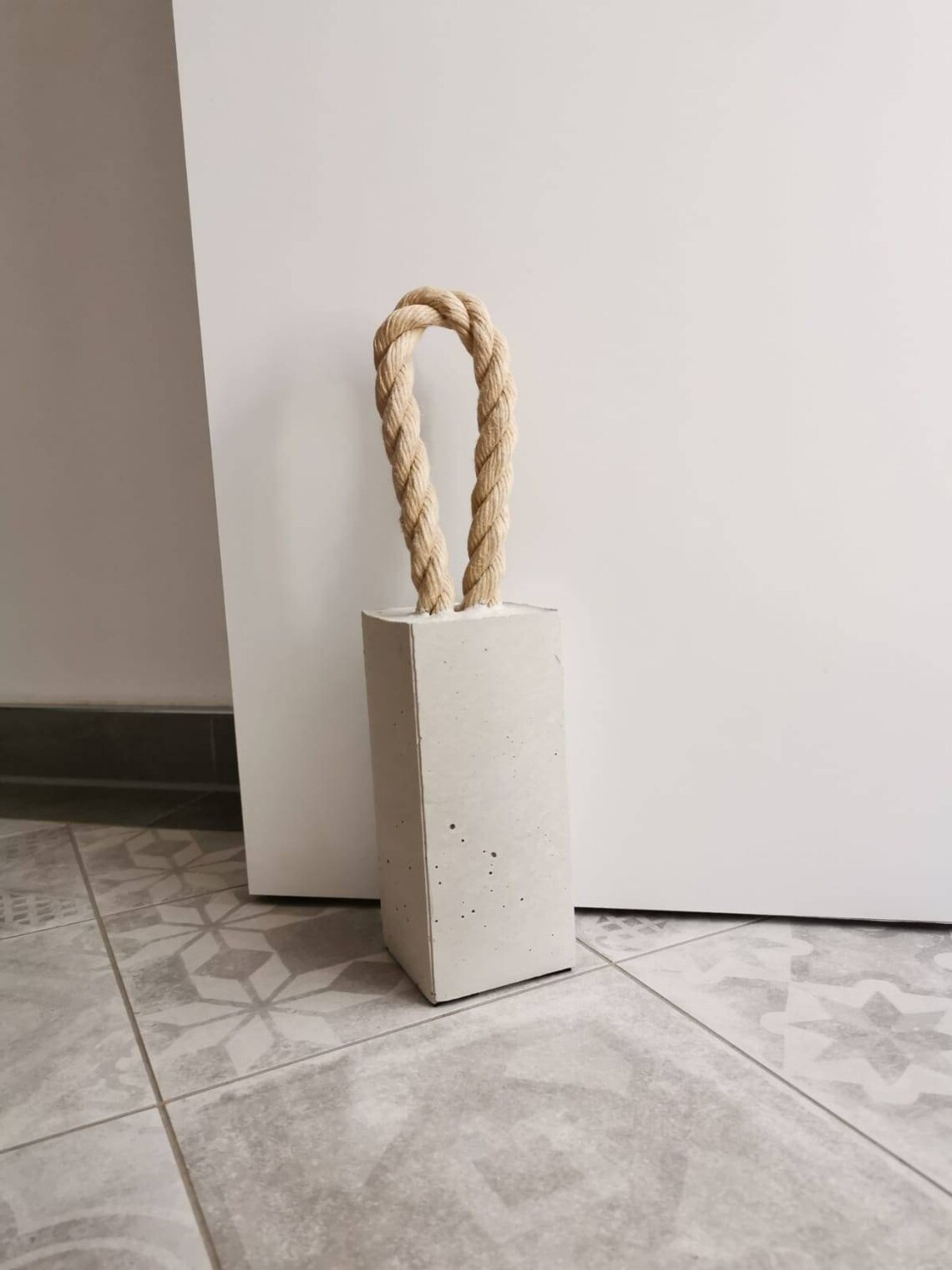 2x Türstopper Aus Beton Im Maritimen Design - Freistehend, Je 2,6 Kg Schwer, 13 Cm Hoch, Für Türen & Als Deko