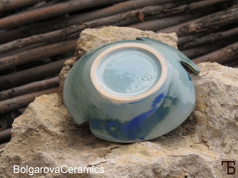 Ready to ship Ceramic fish plate mini Handmade pottery plate Mini fish ceramic Fish pottery plate