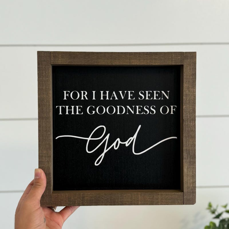 Goodness of God Sign - Etsy