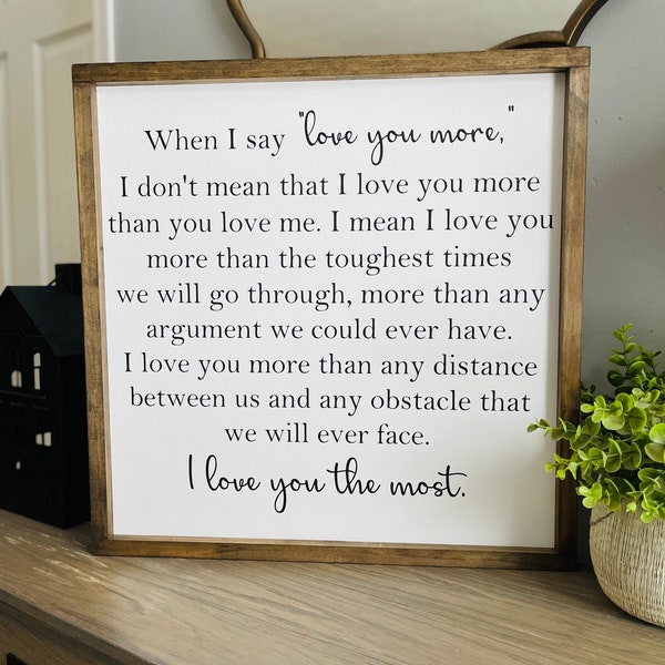 I Love You the Most - Etsy