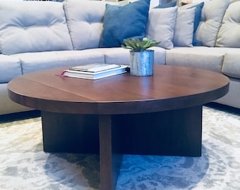 Solid Walnut Handmade Modern Coffee Table