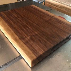 16x12x1.75 One solid piece Walnut Cutting Board No glue, no joints Handmade Gift image 8