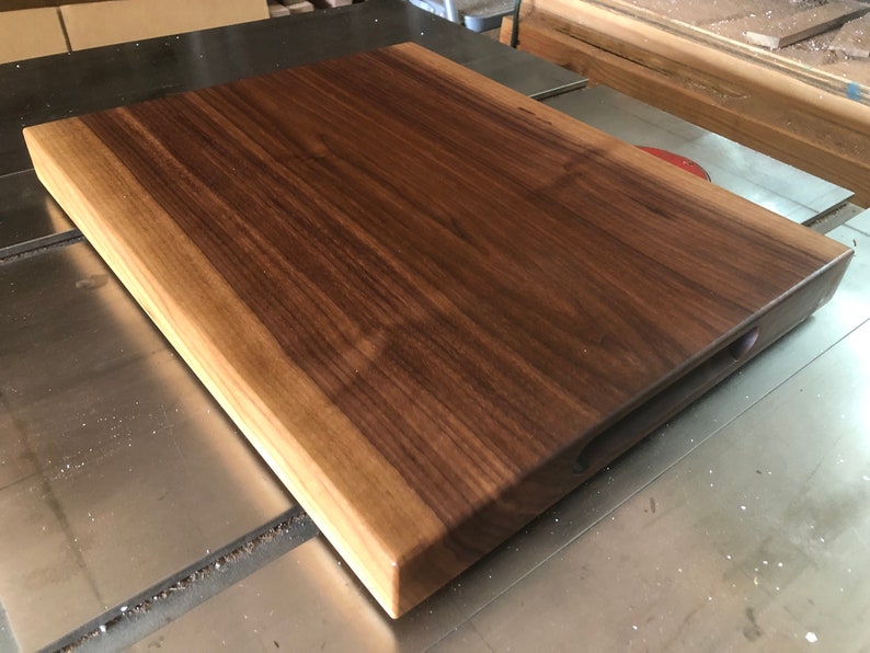 16x12x1.75 One solid piece Walnut Cutting Board No glue, no joints Handmade Gift image 8