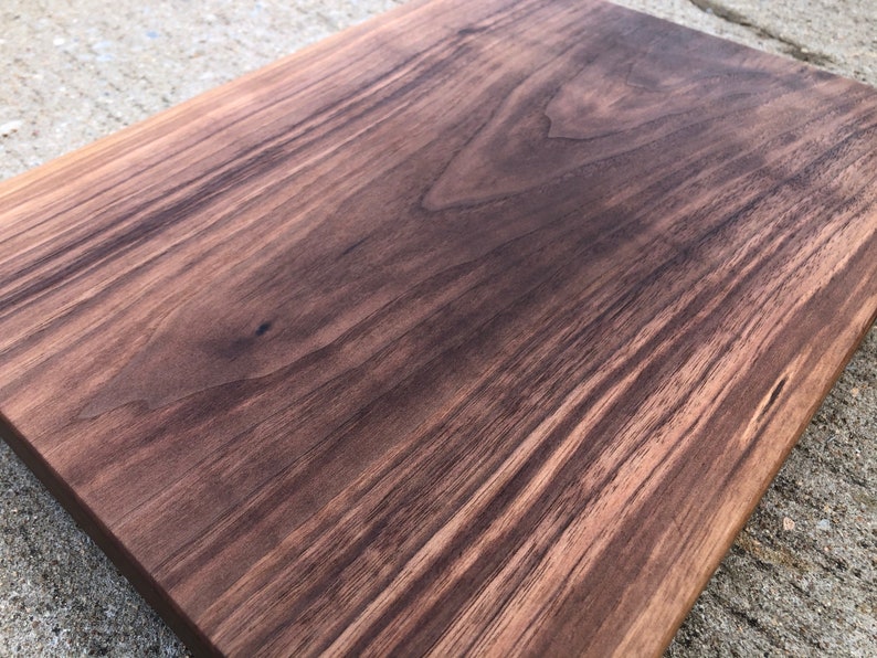 16x12x1.75 One solid piece Walnut Cutting Board No glue, no joints Handmade Gift image 5