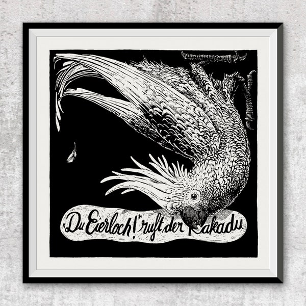 Tierbild »Du Eierloch ruft der Kakadu«