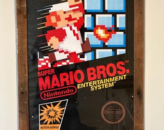 スーパーマリオブラザーズ NES 18 x 24インチ ビデオゲームポスター 1