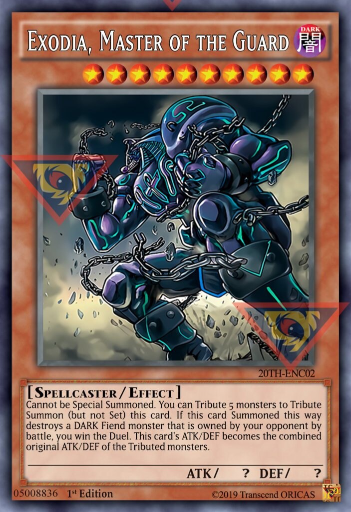 Orica Exodia Master Of The Guard Etsy