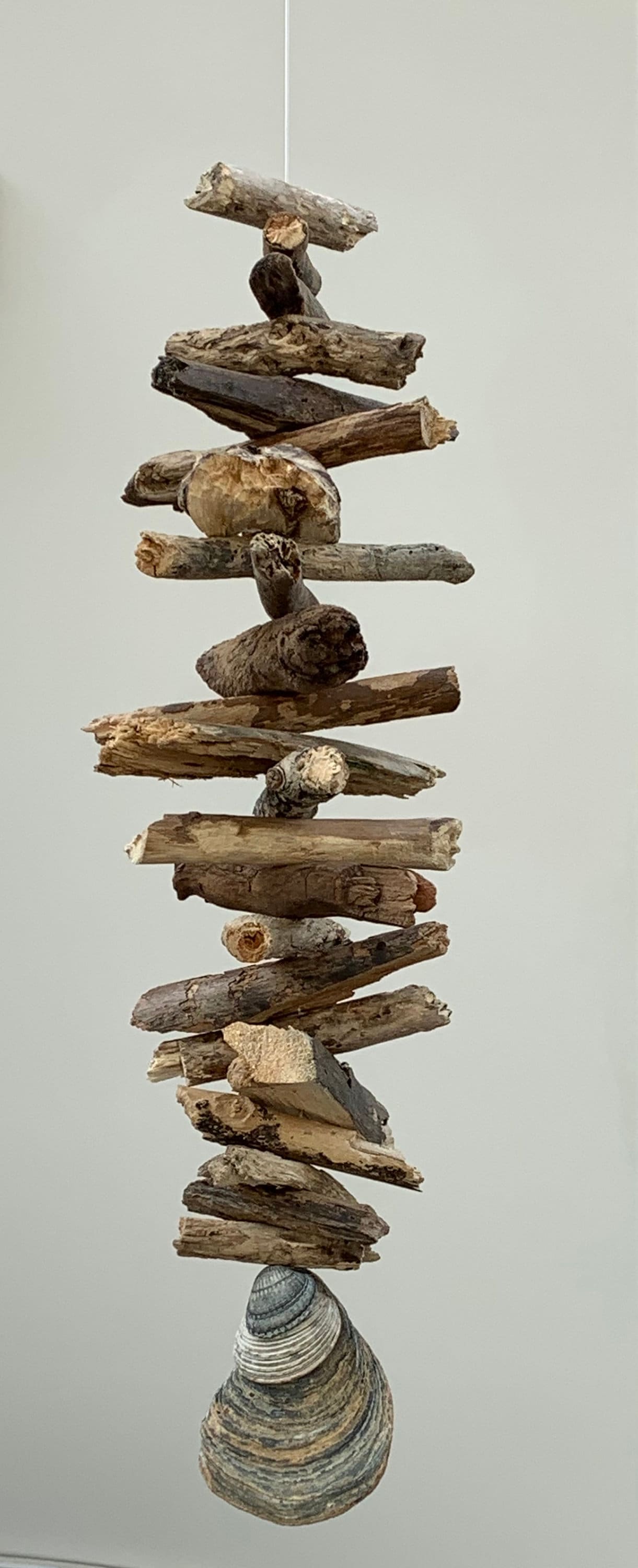 Driftwood Hanging Mobile/Valhalla Ladder Etsy