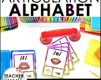 Alphabet Phonics Flashcards | Mouth Articulation Sound Cards | Printable Phonemic Awareness | PDF