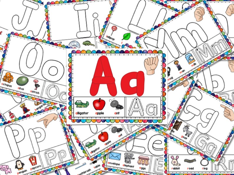 ASL Alphabet Play Dough Mats Sign Language Learning Mat Etsy