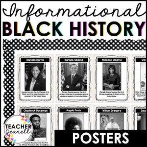 Black History Month Bulletin Board, Black History Posters, Black History Month, Classroom Posters, African American Leaders