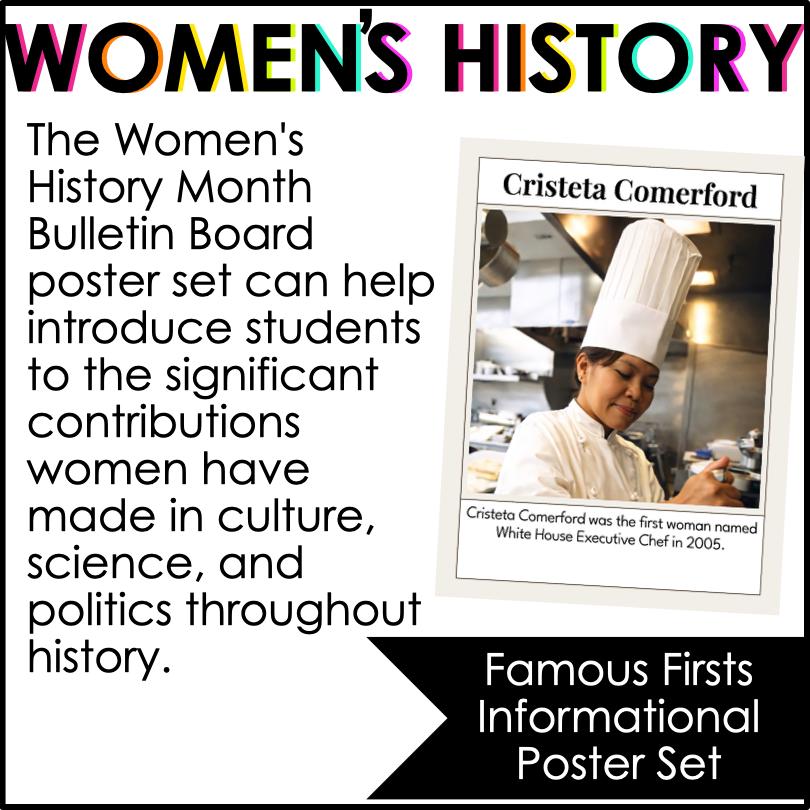 Women’s History Month Posters | Famous Female Leaders | Printable ...