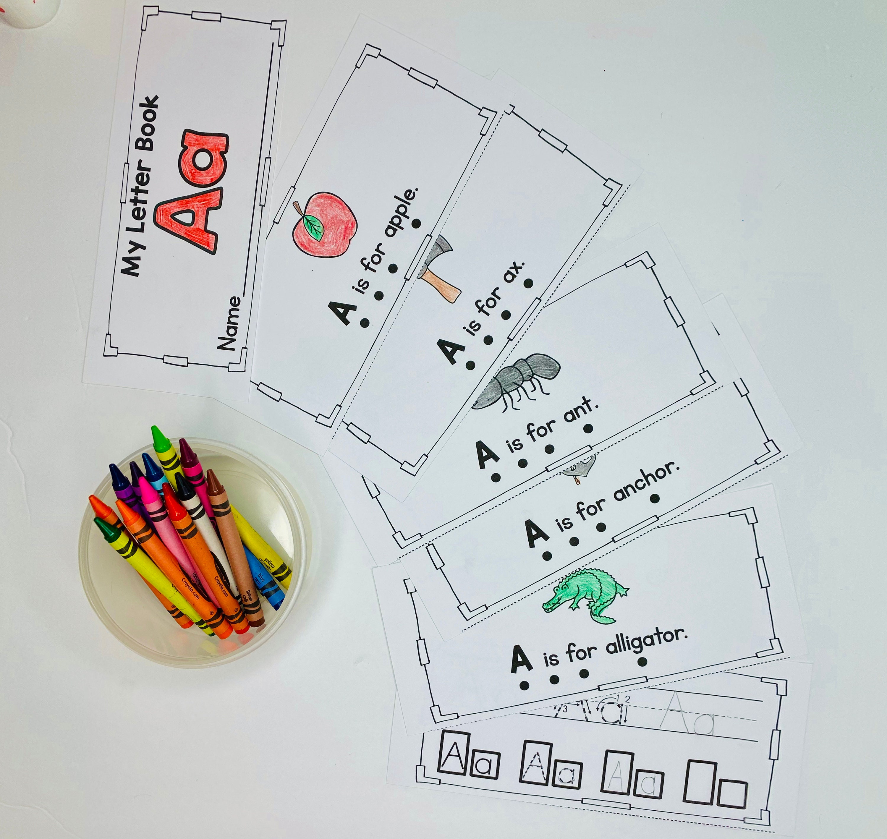 Alphabet Letter of the Week A-Z: Preschool Learning Binder (PDF) - Etsy