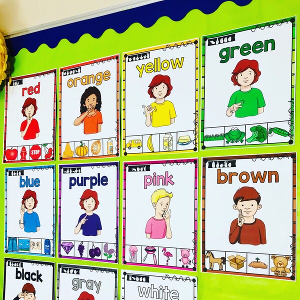 Sign Language Decor Etsy