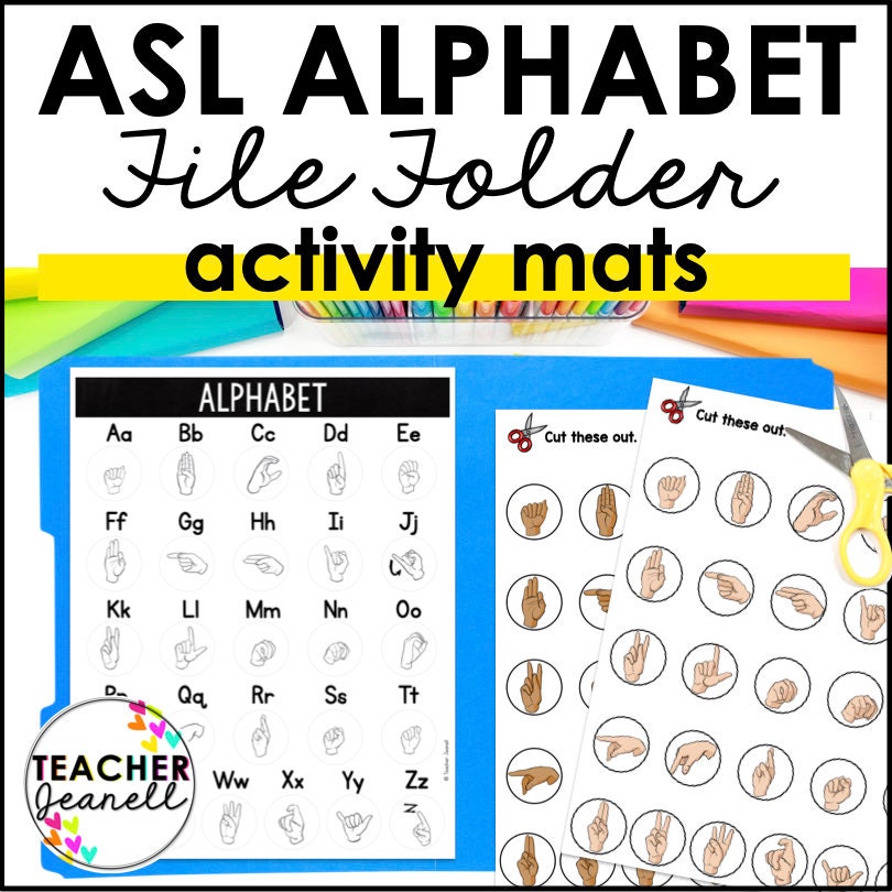クリアファイル ASL Asl Folder - Etsy