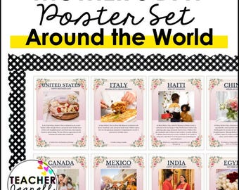 Mother’s Day Around the World Posters | Global Mother’s Day Traditions | Multicultural Classroom Decor | Printable PDF
