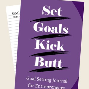 Printable Goal Setting Journal With Prompts for Women Digital - Etsy
