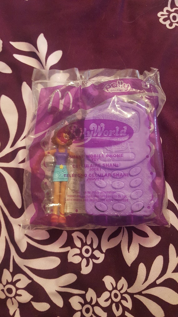 Polly Pocket Polly World Doll, Purple Mobile Phone & Stickers