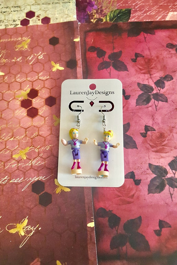 2000 Polly Pocket #78 Ultimate Clubhouse Dangle Earrings by Lauren Jay Designs