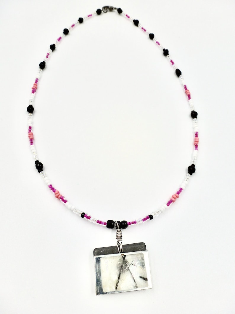 Gemstone Necklaces Interchangeable Pendants Beaded Etsy Canada