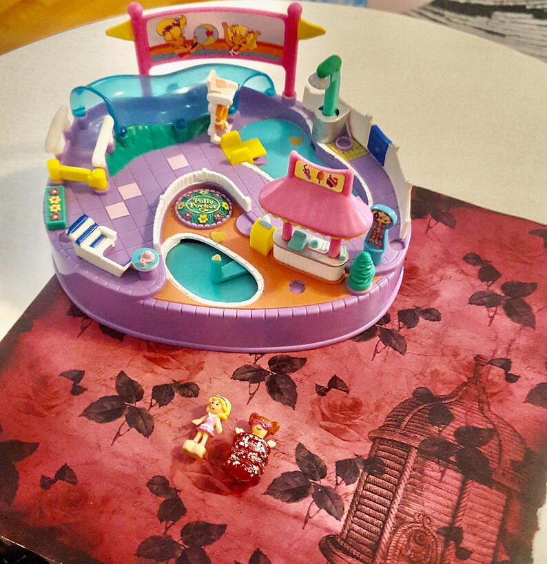 1997 Polly Pocket Pool Party Playset Etsy Canada