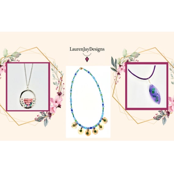 Handmade Necklace Monthly Jewellery Subscription Box by Lauren Jay Designs