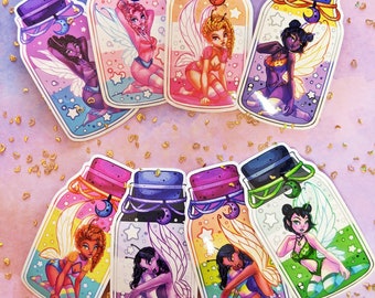 Pride Fee Sticker | Magic Lesbian Pan Bi Gay Ace Trans Enby Aro Gender Fluid Queer Art Gay Pride Sticker Regenbogen Gay Sticker