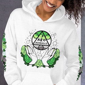 Aromantic Subtle Pride Ribcage Sweatshirt | Aro Flag Sweater
