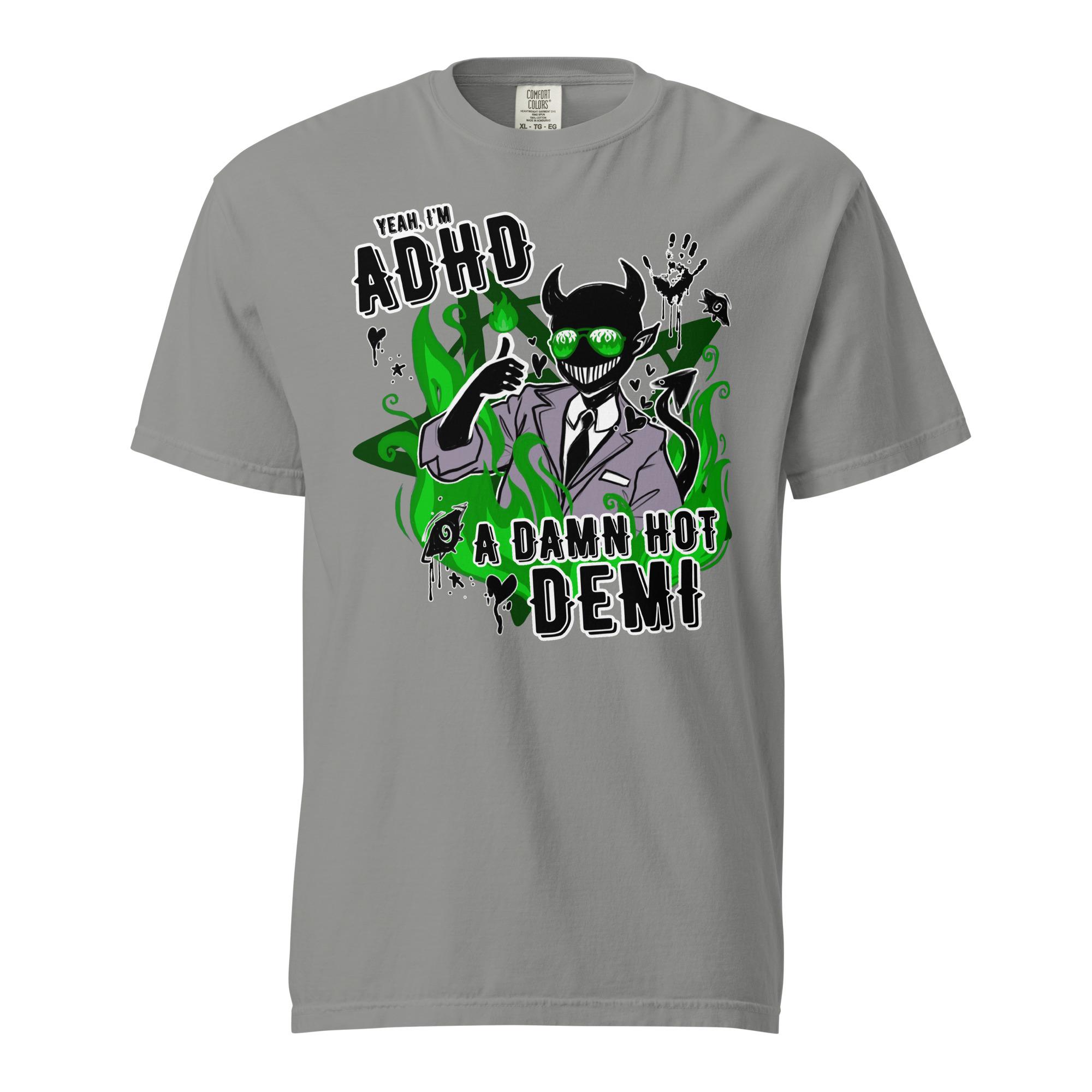 ADHD Demiromantic Pride T-shirt | Funny Demi Clothes, Aro Pride