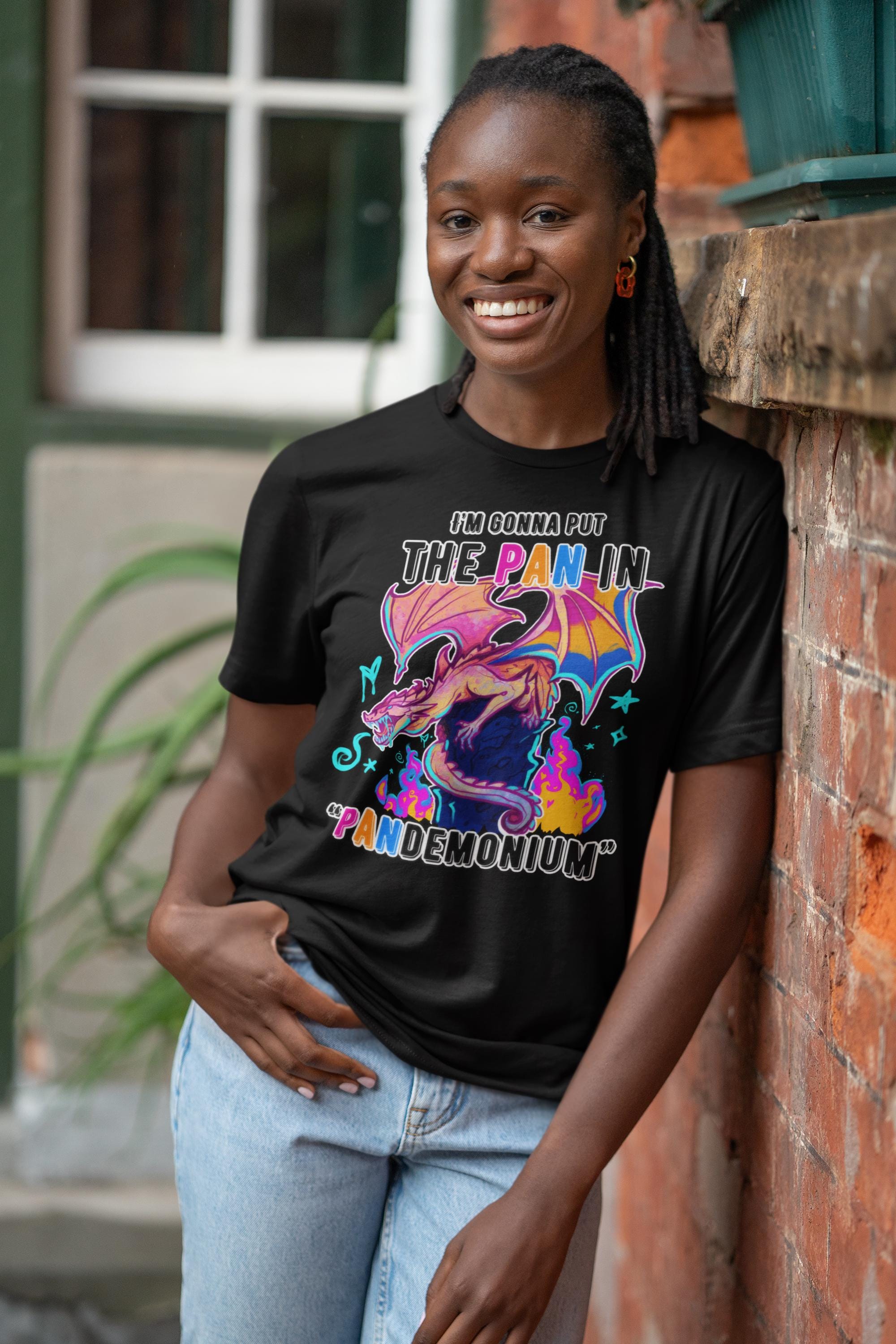 Dragon Pansexual Pride T-shirt | Funny Pan Clothes, Pan Pride