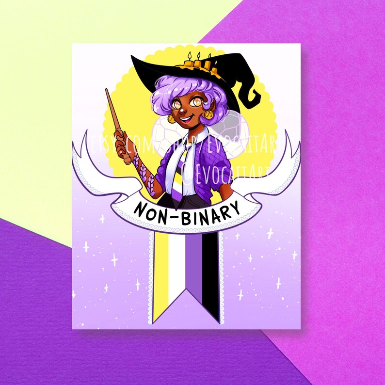 Gender Identity Witch Prints Magic Occult Transgender Etsy