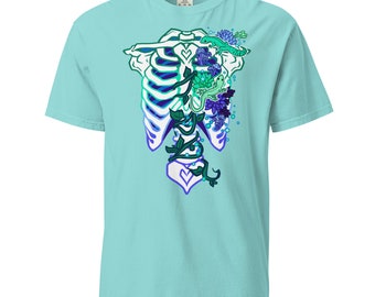 LGBTシャツ Gay MLM Subtle Pride Ribcage T-shirt | Gay Flag Clothes, MLM