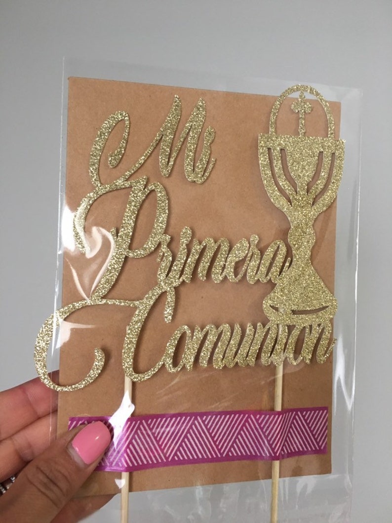 Mi Primera Comunion topper First holy communion cake